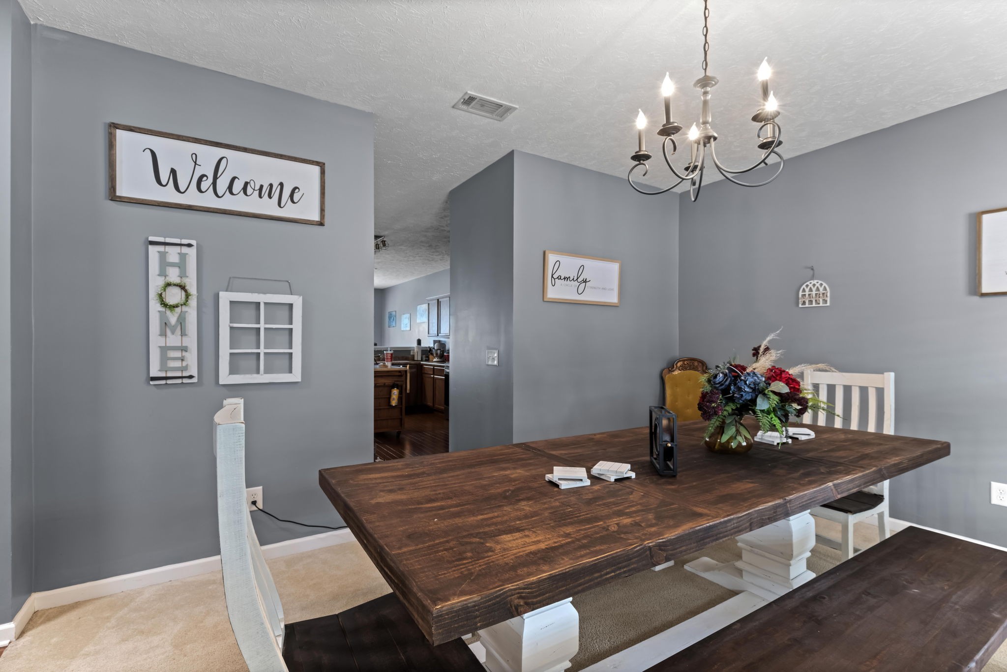 7 Shady Valley Drive Lebanon, TN 37087 - Photo 8 of 51 a view of a dining room with furniture and chandelier