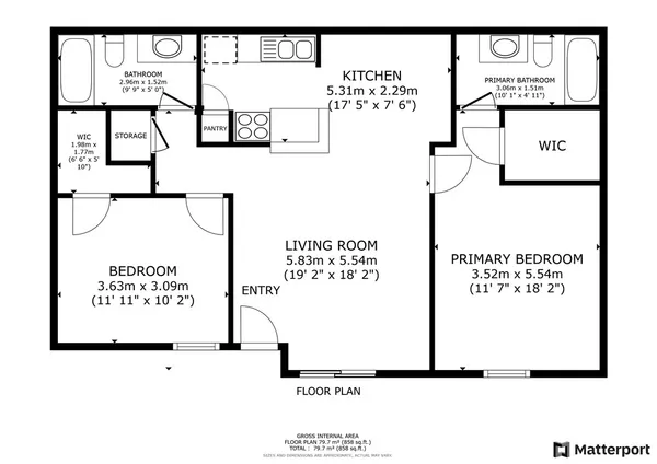 a picture of a bench in front of a window