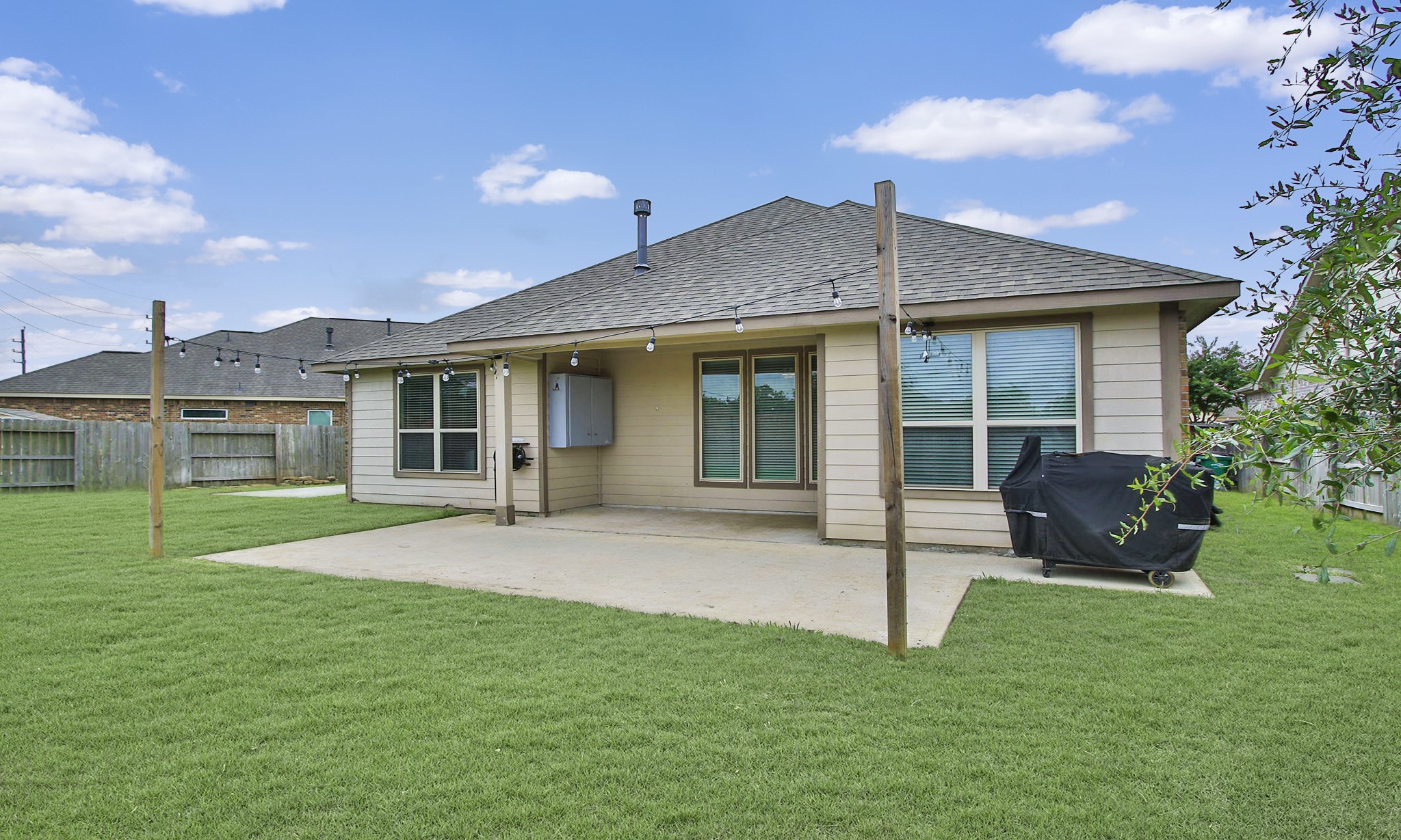 17506 Field Row Trail Hockley, TX 77447 - Photo 22 of 27 a view of a house with a yard