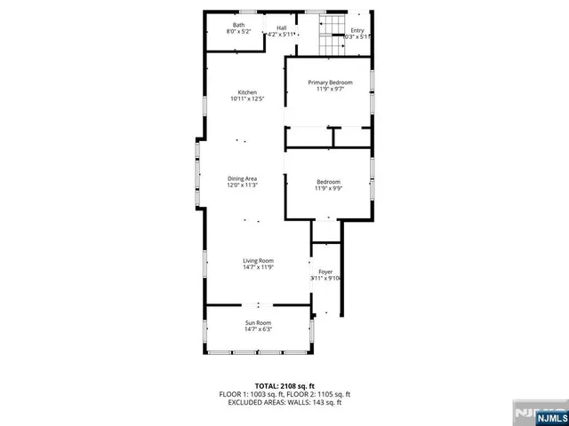 $910,000 | 11 West Gouverneur Avenue, Rutherford, NJ 07070
