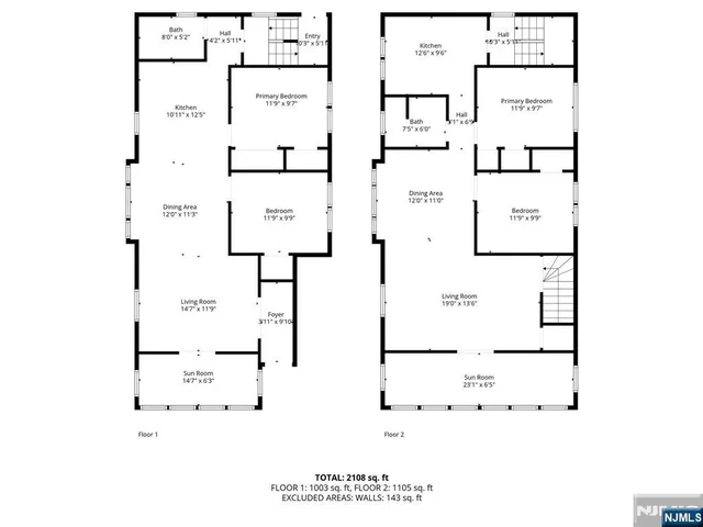 $910,000 | 11 West Gouverneur Avenue, Rutherford, NJ 07070