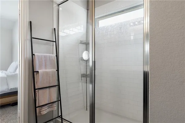 a view of kitchen from window