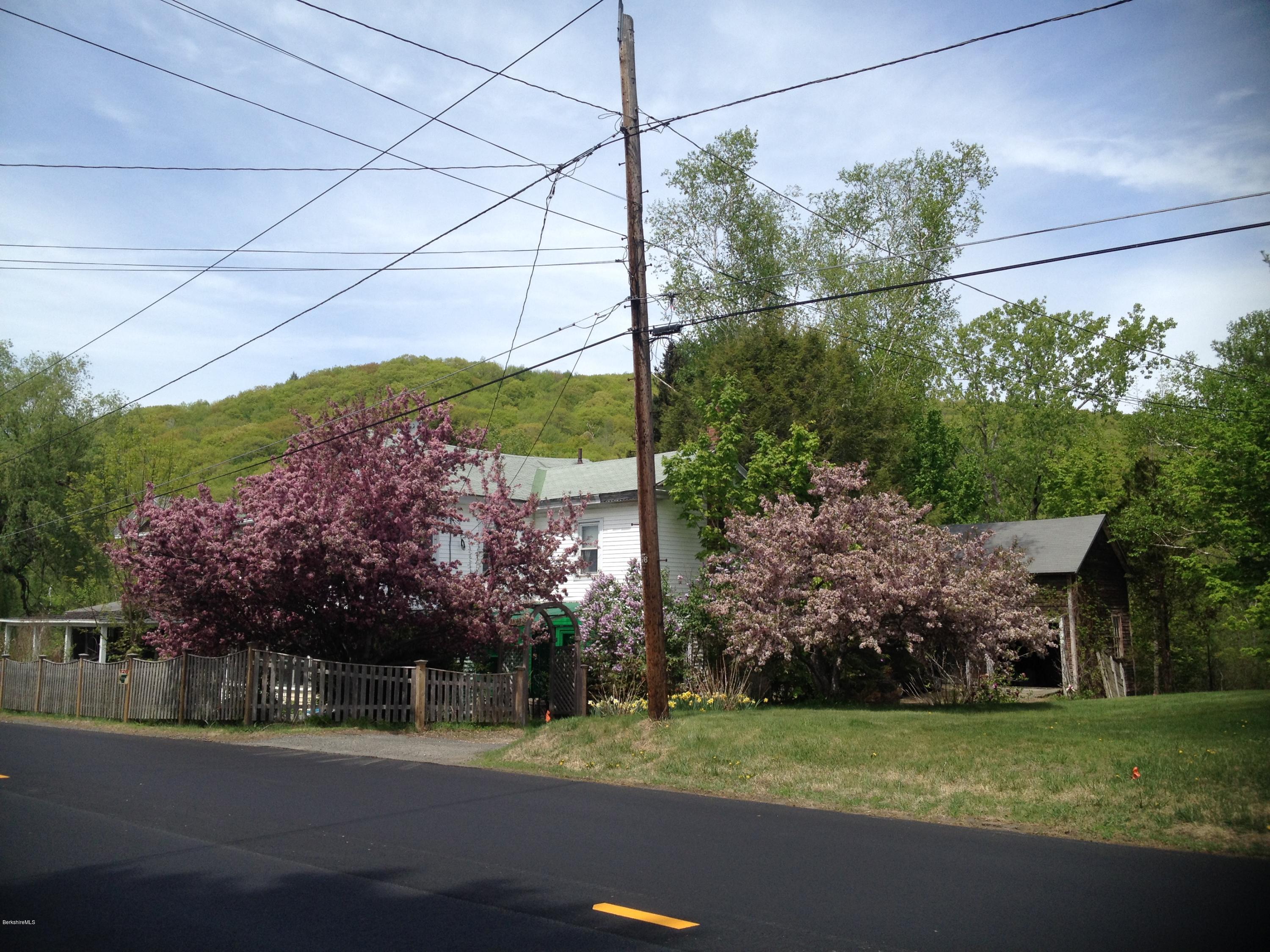 126 State Line Road West Stockbridge, MA 01266 - Photo 25 of 25 a view of a house with a yard and a street