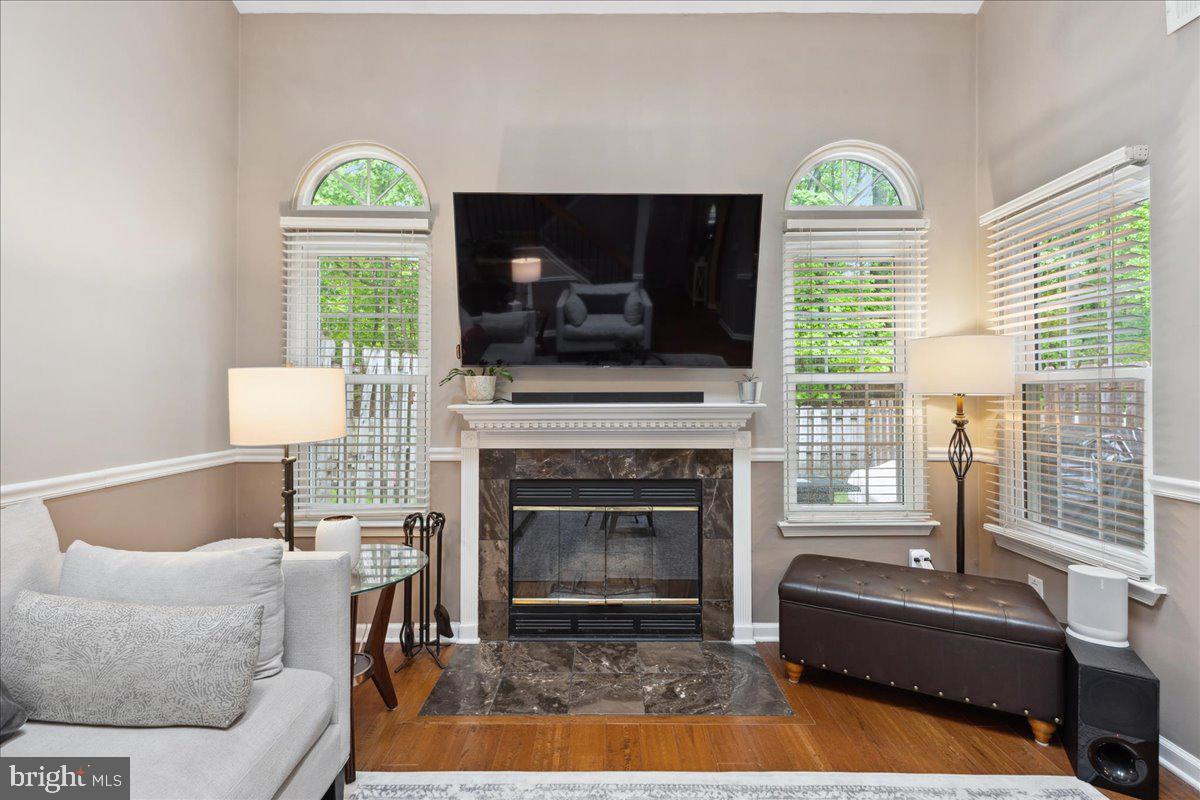 52 Kettlebrook Drive Mount Laurel, NJ 08054 - Photo 11 of 28 Wood Burning fireplace w/stone surround & mantel