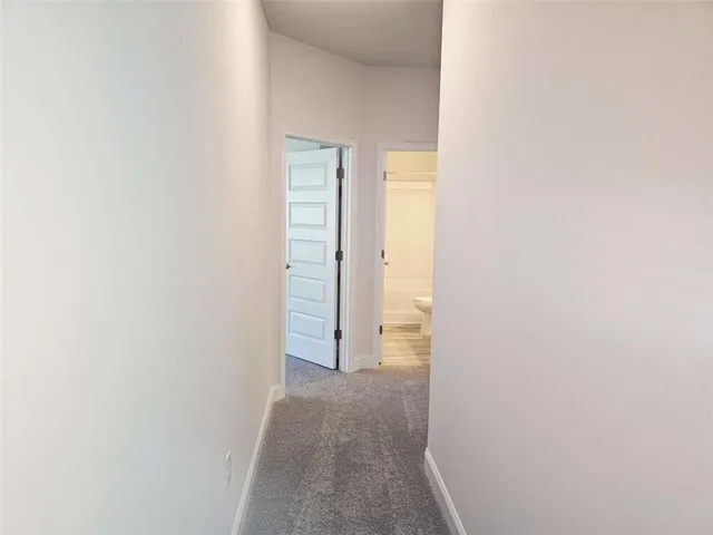 a view of a room with an empty space