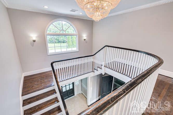 55 Devon Road, Unit B Colonia, NJ 07067 - Photo 38 of 53 a view of staircase with large window
