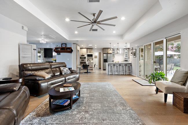 2549 Morley Way Sacramento, CA 95864 - Photo 13 of 44 a living room with furniture and kitchen view