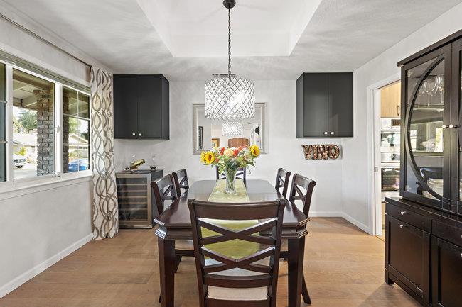 2549 Morley Way Sacramento, CA 95864 - Photo 8 of 44 a dining room with furniture a livingroom and chandelier