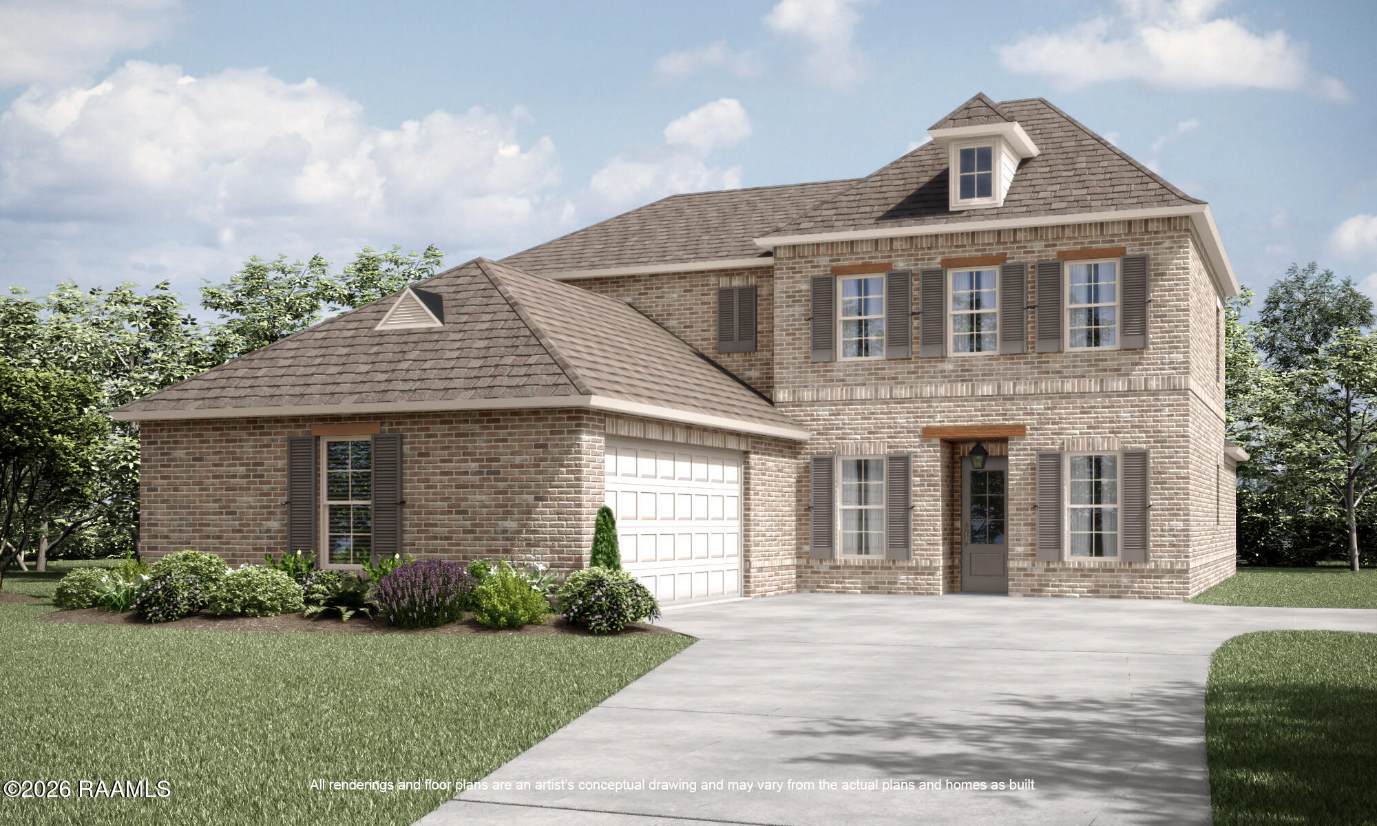 309 Sweet Harvest Road Youngsville, LA 70592 - Photo 1 of 3 Belmont II D - Front Elevation