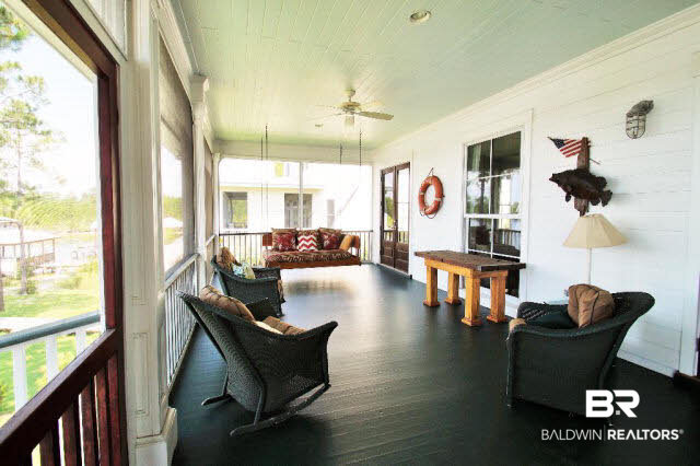 28535 Harbor Court Elberta, AL 36530 - Photo 18 of 21 Screened Porch offers spectacular views and plenty of room for entertaining.