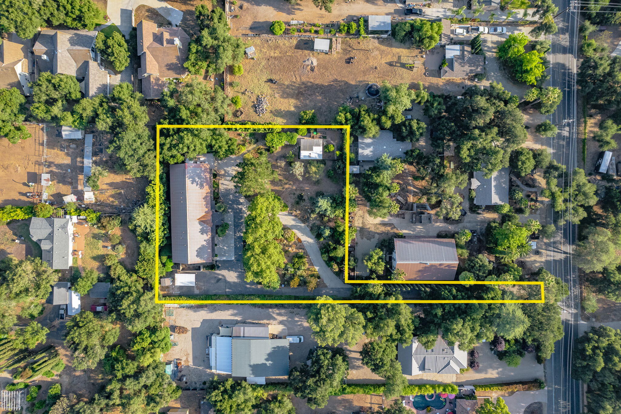 1442 South Rice Road Ojai, CA 93023 - Photo 54 of 54 01-1442 S Rice Rd (aerial)