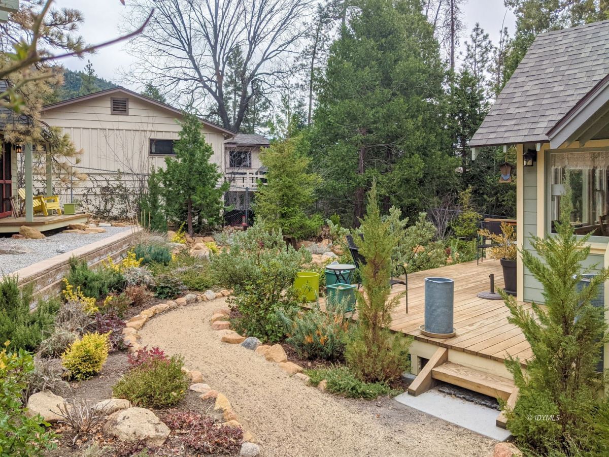 25505 Seneca Road Idyllwild, CA 92549 - Photo 45 of 60 a front view of a house with garden