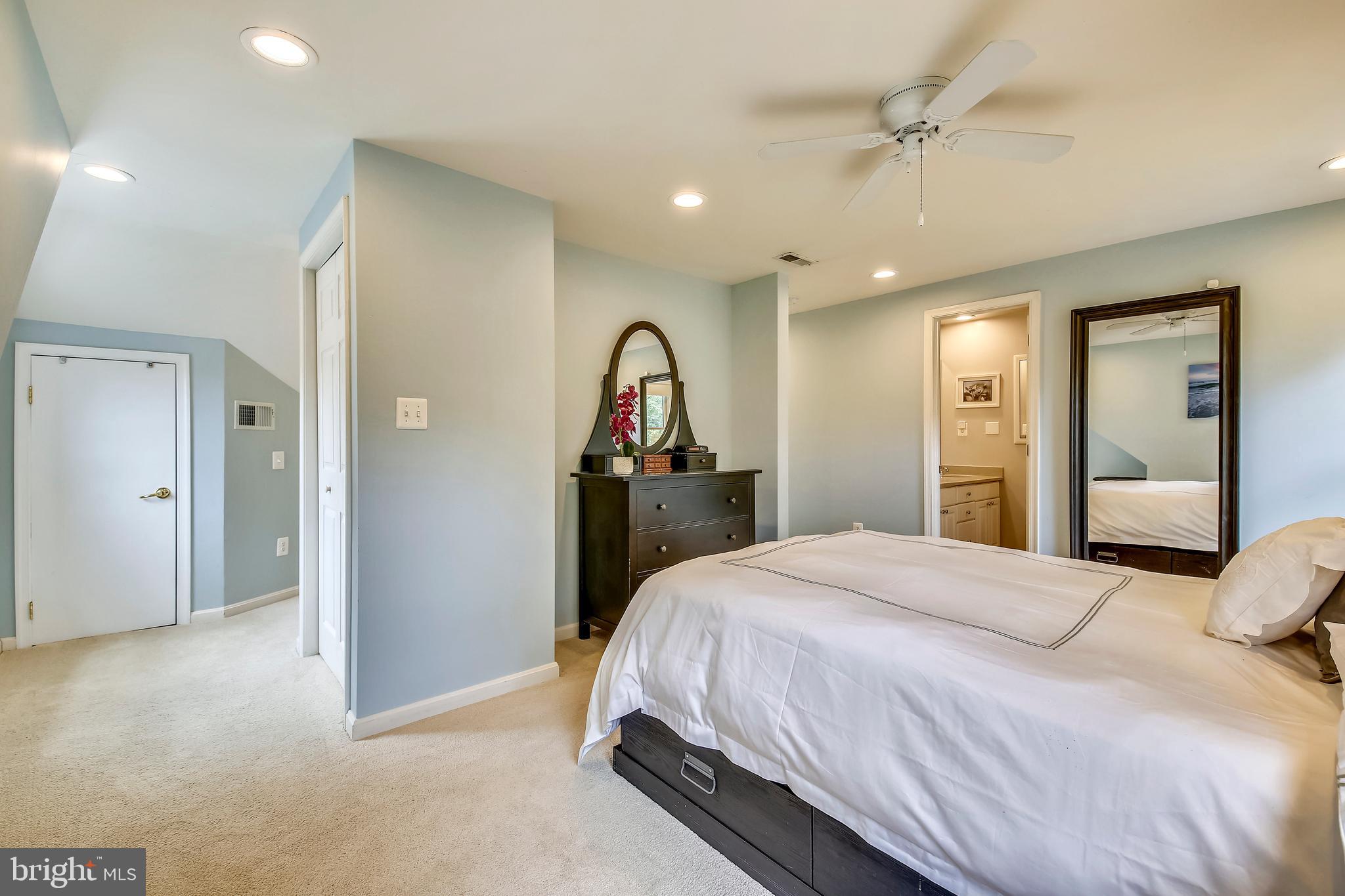 3210 Fayette Road Kensington, MD 20895 - Photo 22 of 39 Master Bedroom Suite with Ceiling Fan