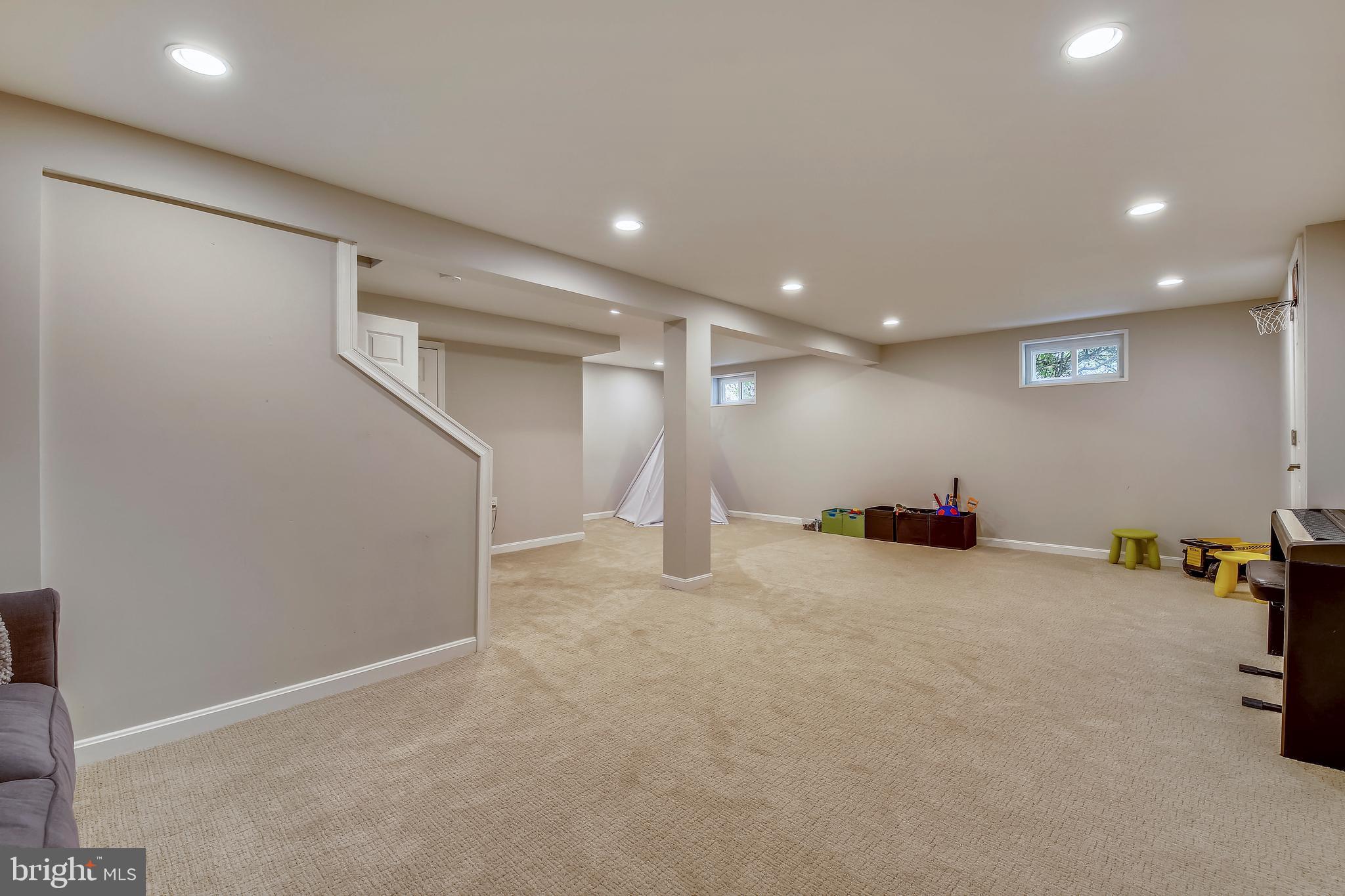 3210 Fayette Road Kensington, MD 20895 - Photo 26 of 39 Lower Level with Recessed Lighting