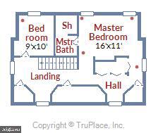 3210 Fayette Road Kensington, MD 20895 - Photo 38 of 39 Upper Level Floor Plan
