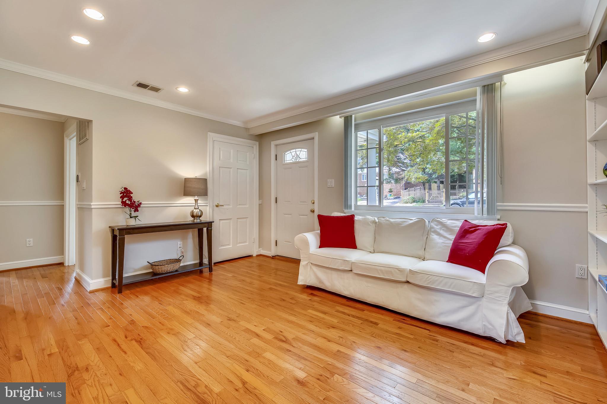 3210 Fayette Road Kensington, MD 20895 - Photo 5 of 39 Living Room with Picture Window + Recessed Lights