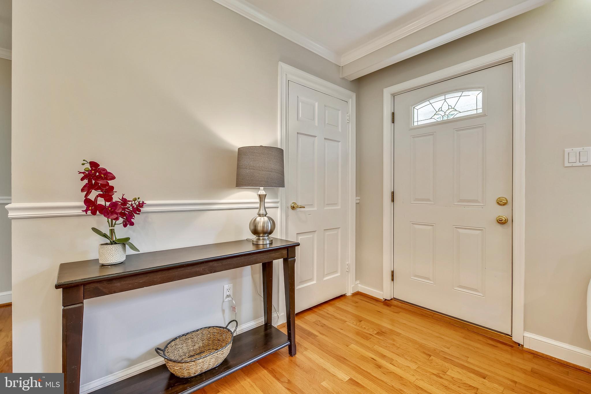 3210 Fayette Road Kensington, MD 20895 - Photo 6 of 39 Inviting Entry with Chair Rail Molding