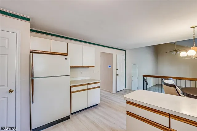a view of a kitchen counter space