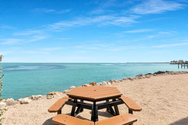 a view of a building with a patio