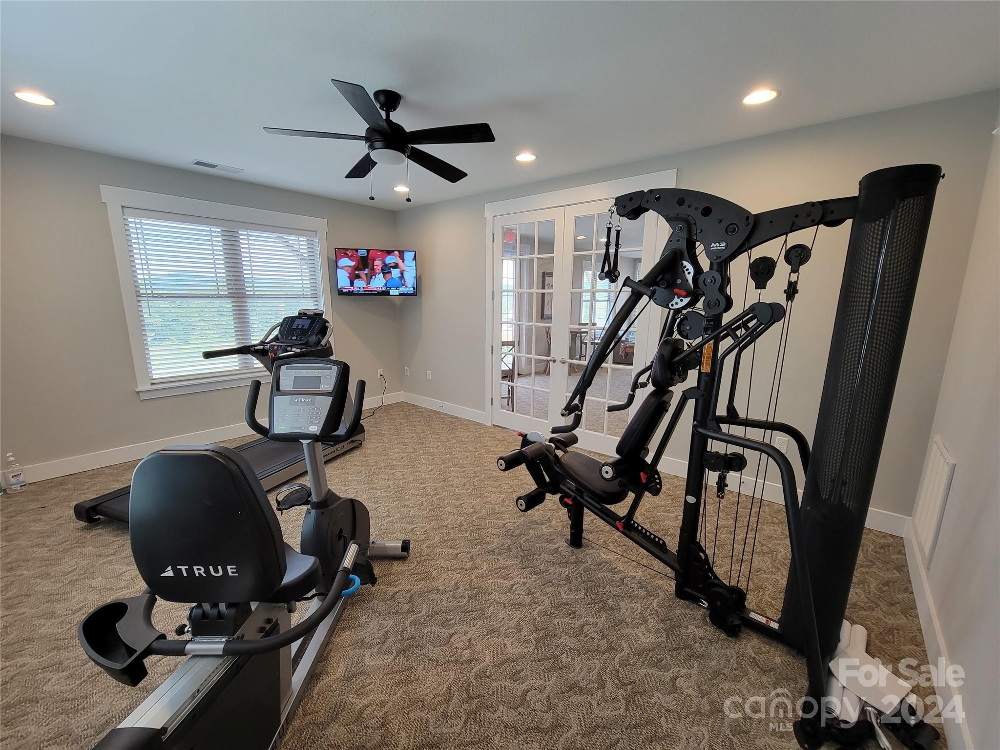 3 Craftsman Overlook Ridge Arden, NC 28704 - Photo 38 of 45 a view of a room with gym equipment