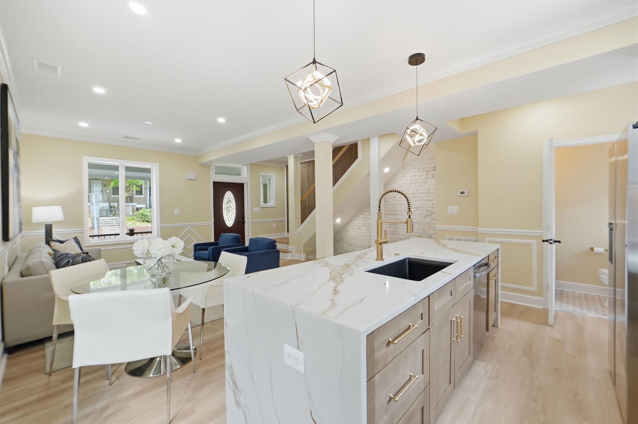 518 Columbia Road Northwest Washington, DC 20001 - Photo 11 of 35 Modern elegance in a bright space.