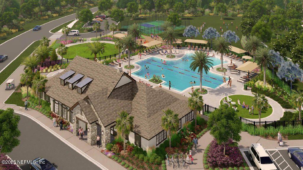 195 Torres Street St. Augustine, FL 32095 - Photo 22 of 22 a view of swimming pool with a yard and outdoor seating