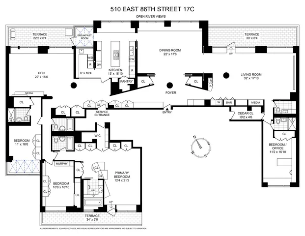 $3,900,000 | 510 East 86th Street, Unit 17C | Upper East Side