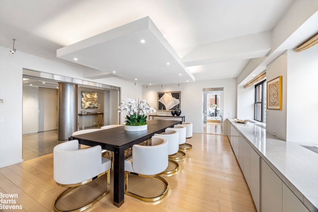 510 East 86th Street, Unit 17C Manhattan, NY 10028 - Photo 6 of 17 a living room with furniture and a table