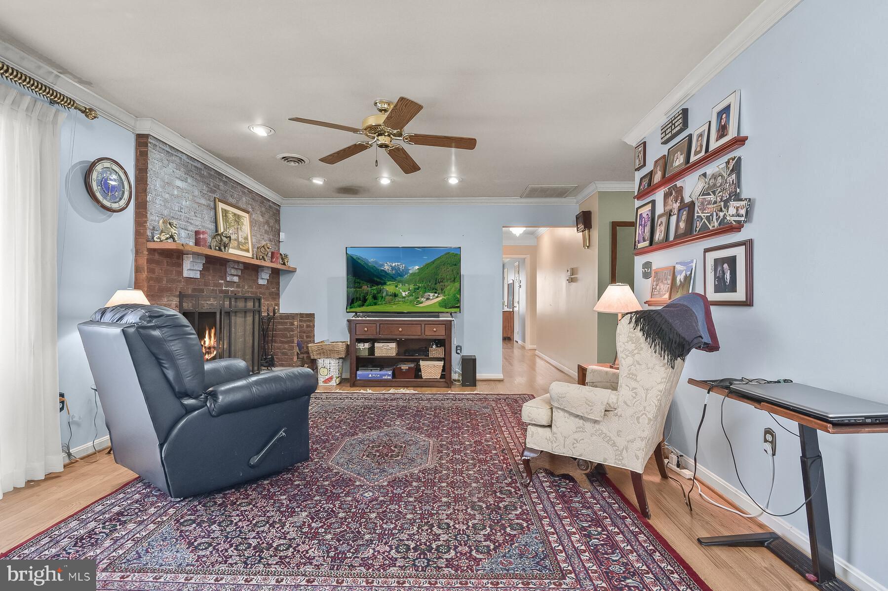 4530 Ten Oaks Road Dayton, MD 21036 - Photo 20 of 49 Family room with wood floors