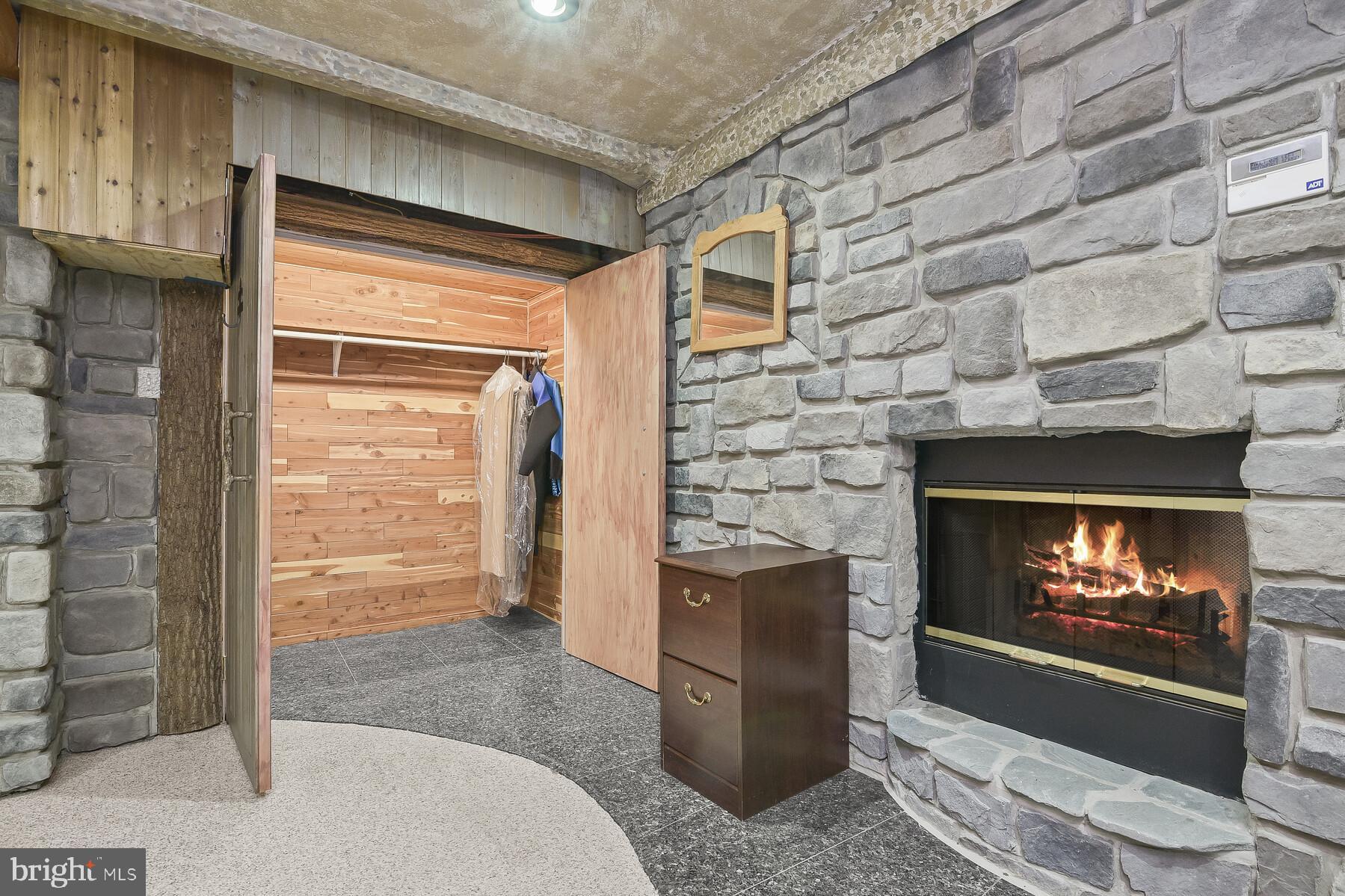 4530 Ten Oaks Road Dayton, MD 21036 - Photo 38 of 49 Two sided fireplace and cedar closet