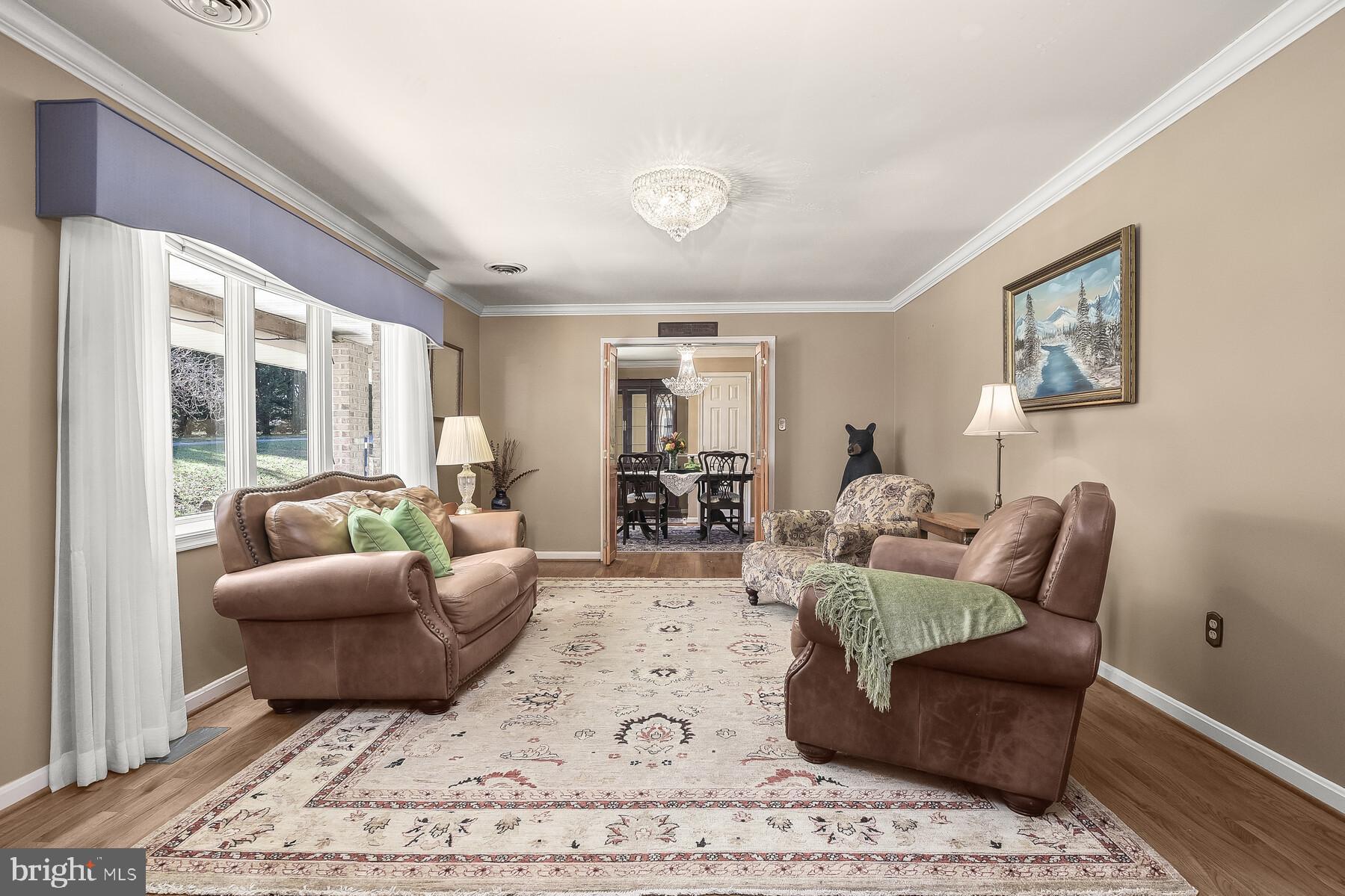 4530 Ten Oaks Road Dayton, MD 21036 - Photo 6 of 49 Living room with bay window