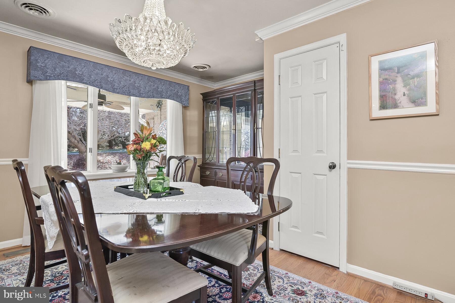 4530 Ten Oaks Road Dayton, MD 21036 - Photo 9 of 49 Dining with linen storage closet