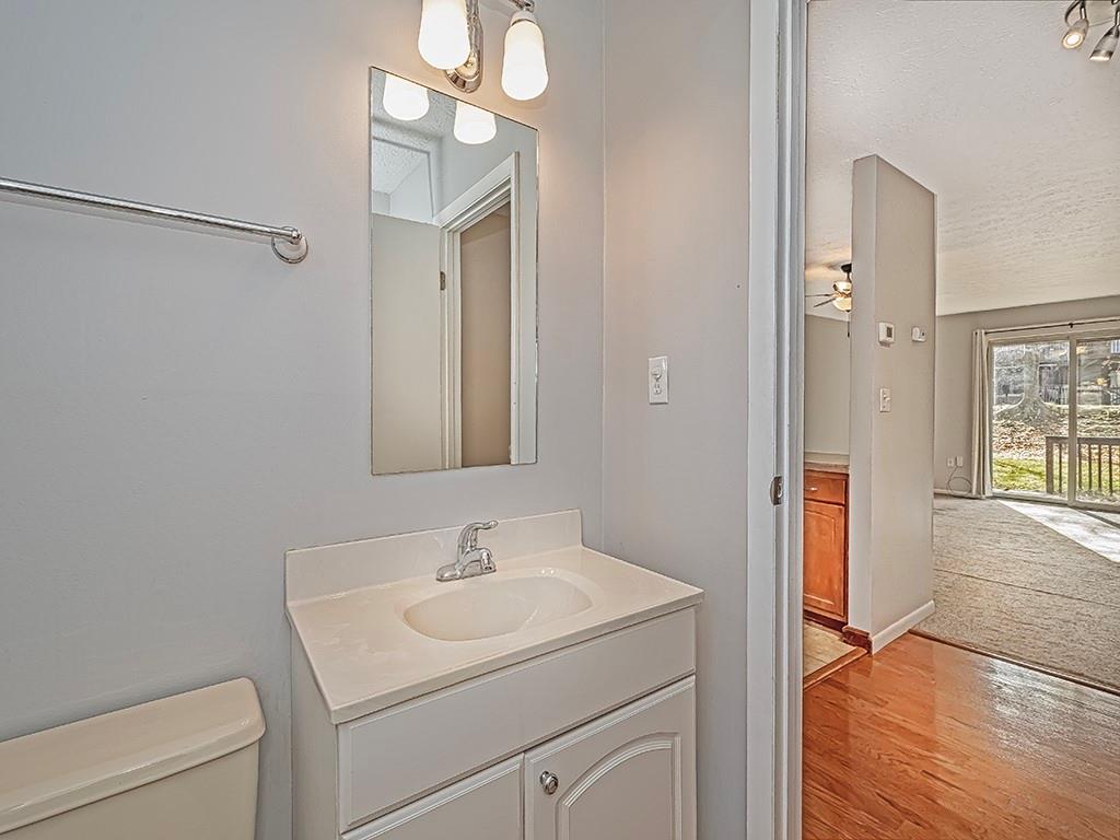 120 Forest Drive Seven Fields, PA 16046 - Photo 11 of 24 a bathroom with a sink vanity and a mirror