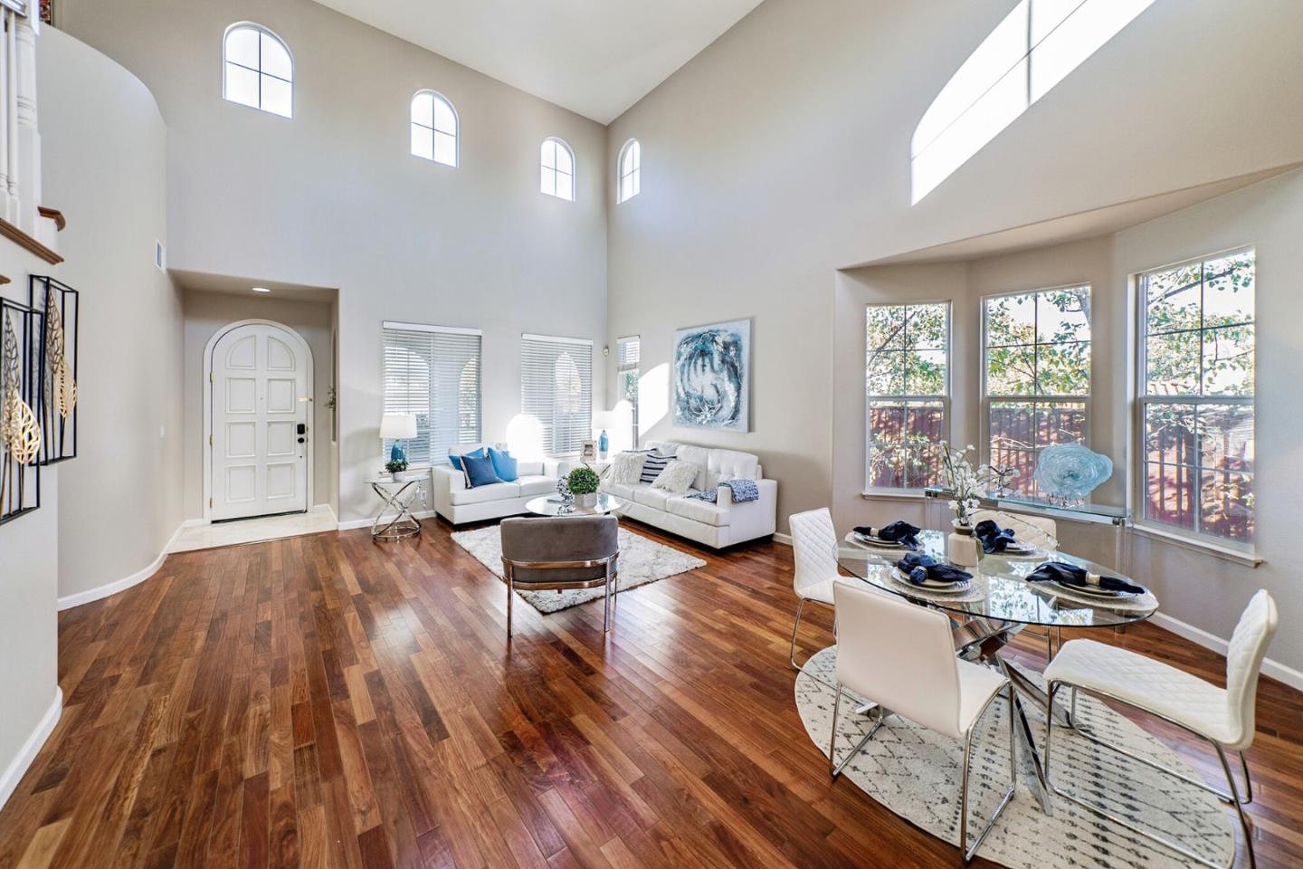 1193 South Chanterella Drive San Ramon, CA 94582 - Photo 11 of 45 a living room with furniture and floor to ceiling windows