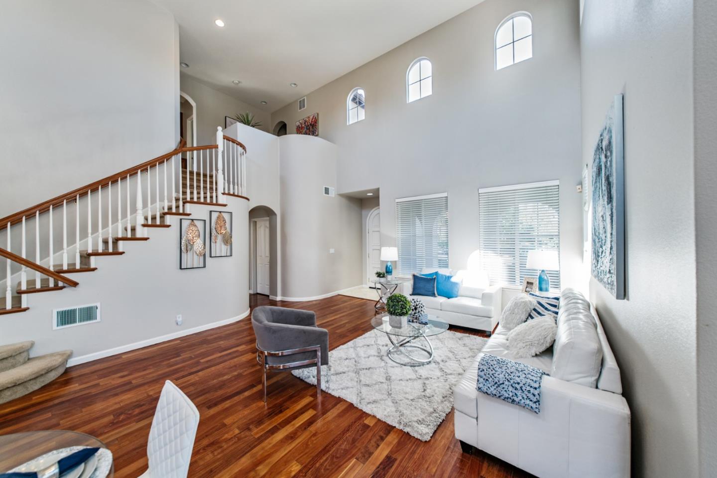 1193 South Chanterella Drive San Ramon, CA 94582 - Photo 12 of 45 a living room with furniture and wooden floor