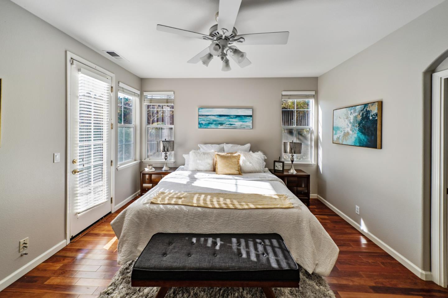 1193 South Chanterella Drive San Ramon, CA 94582 - Photo 16 of 45 a bed sitting in a bedroom next to a window