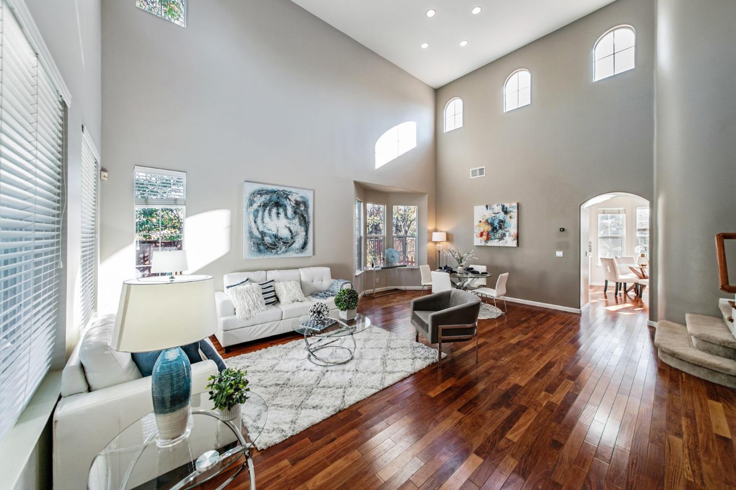 1193 South Chanterella Drive San Ramon, CA 94582 - Photo 9 of 45 a living room with furniture and wooden floor