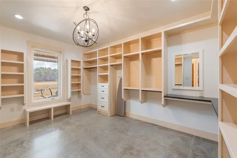 a view of a hallway with interior of the house