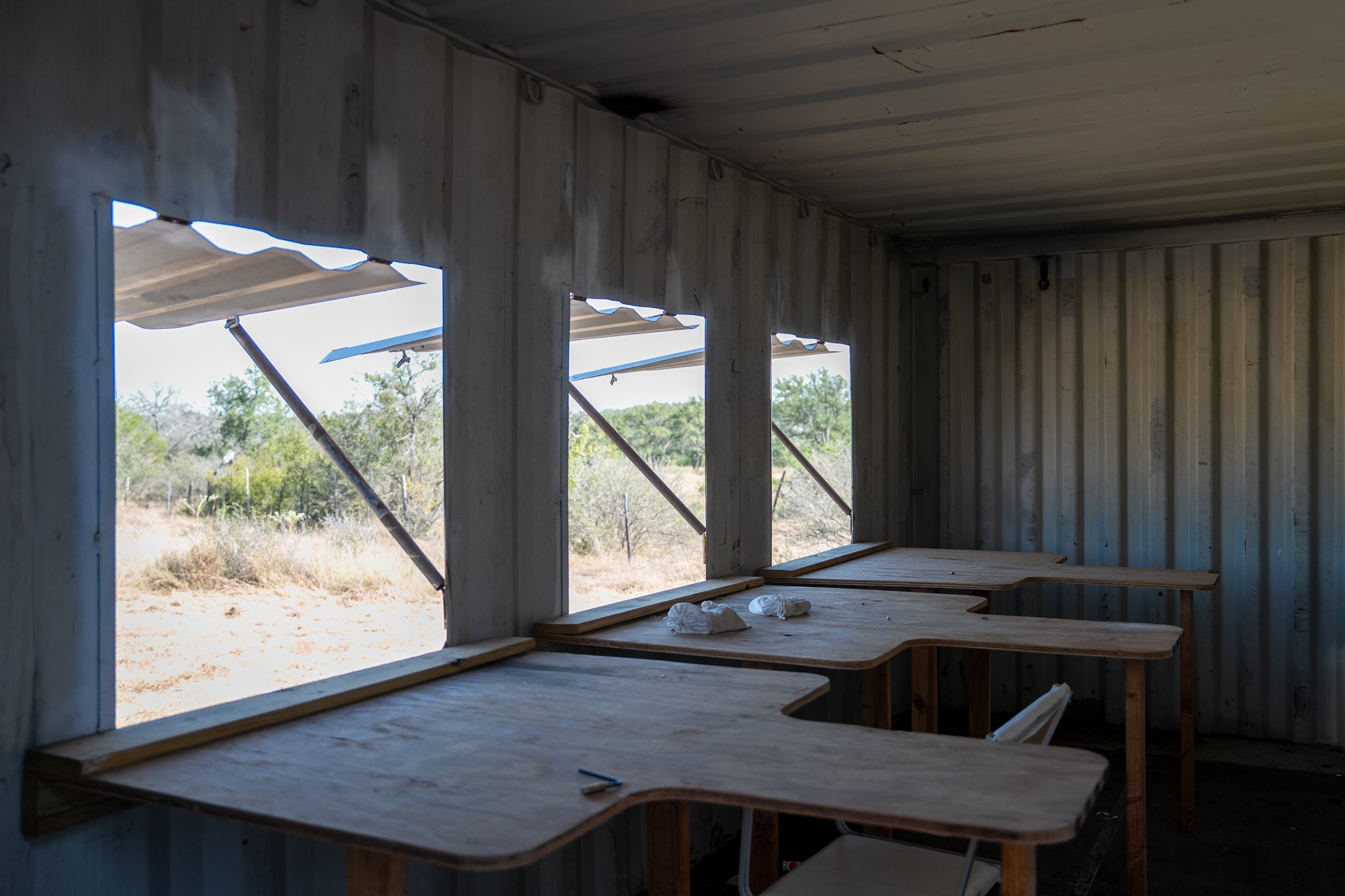 928 Bendele Road Johnson City, TX 78636 - Photo 27 of 31 a view of a balcony with furniture and next to a window