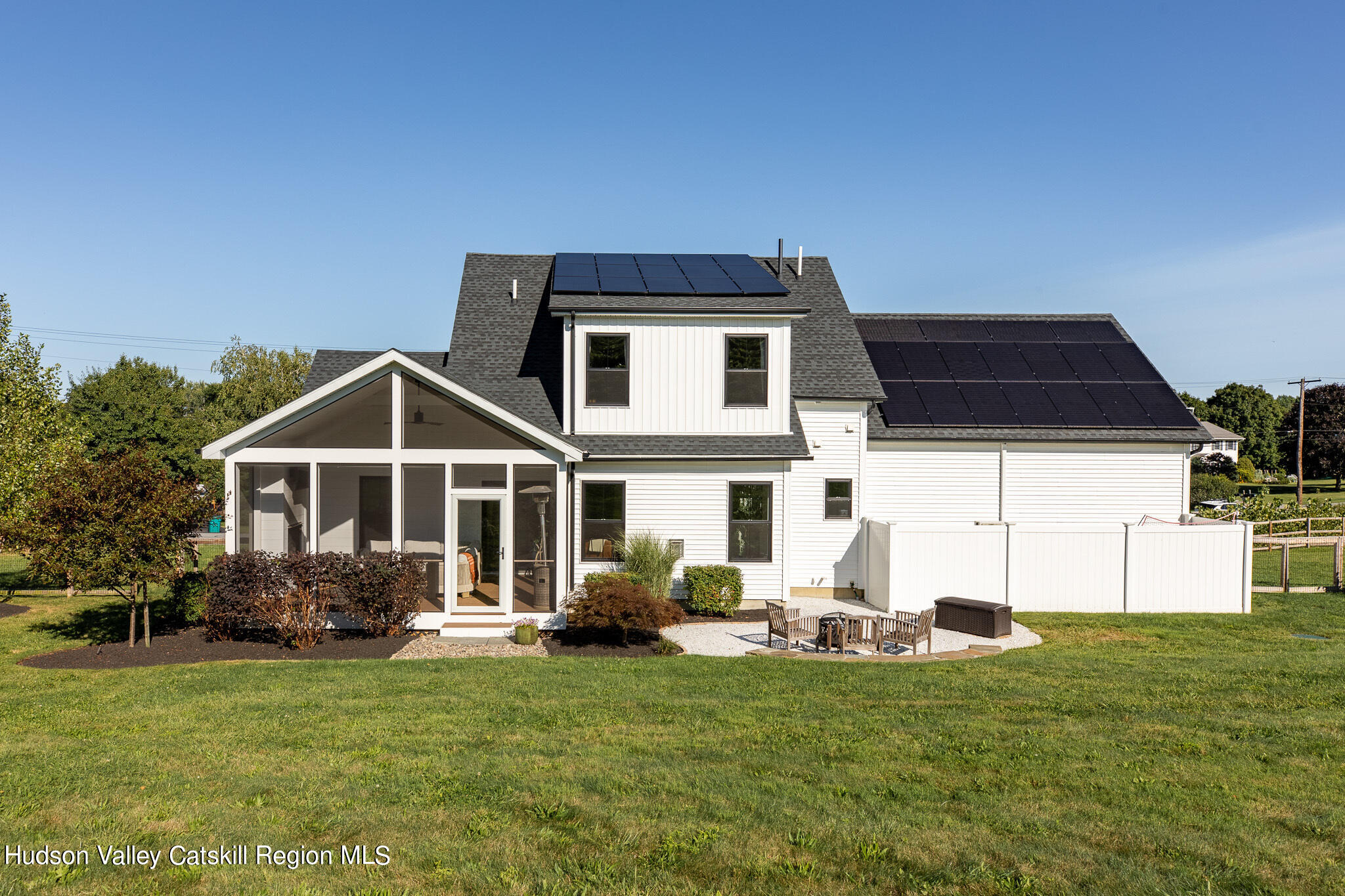 271 Ridge Road Milton, NY 12547 - Photo 26 of 29 a front view of a house with a garden