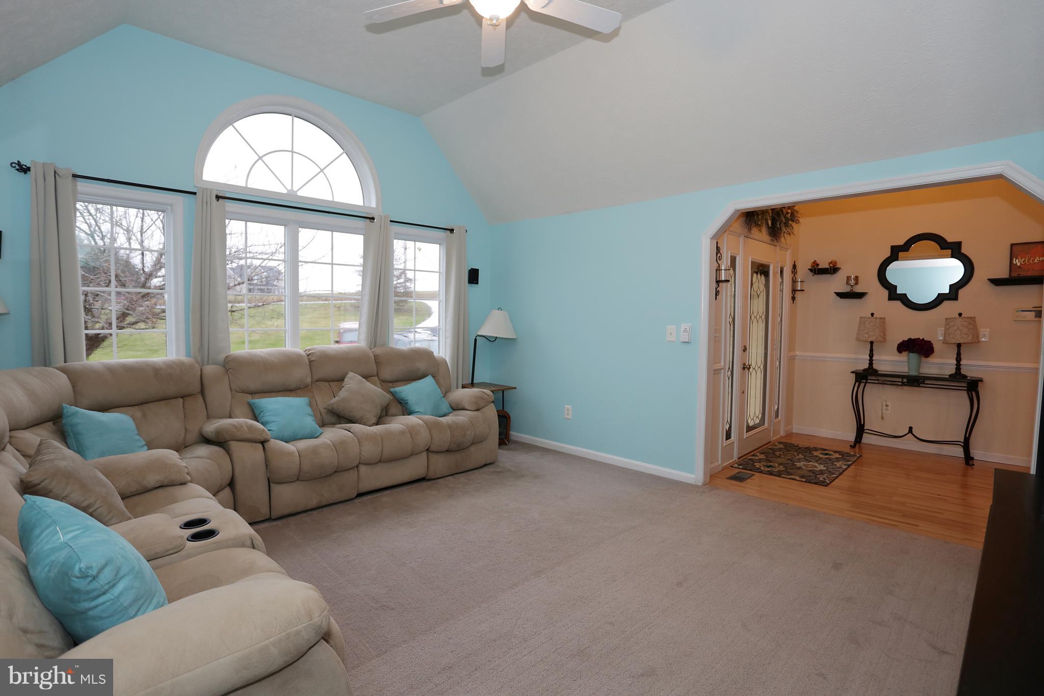 424 Pylesville Road Pylesville, MD 21132 - Photo 7 of 43 Spacious Living Room w/ High Ceilings