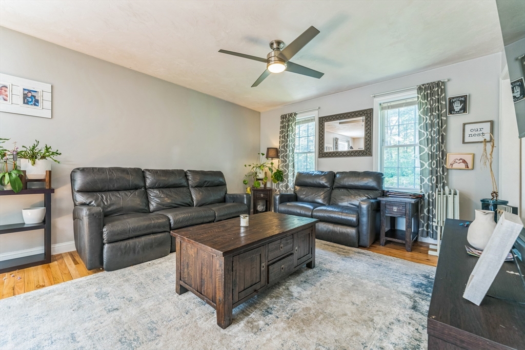 121 Adams Road East Brookfield, MA 01515 - Photo 6 of 28 a living room with furniture kitchen view and a window