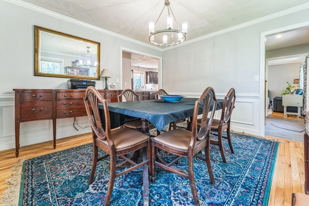 121 Adams Road East Brookfield, MA 01515 - Photo 7 of 28 a view of a dining room with furniture window and wooden floor