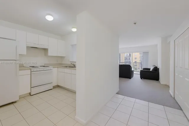 a view of a building with a window