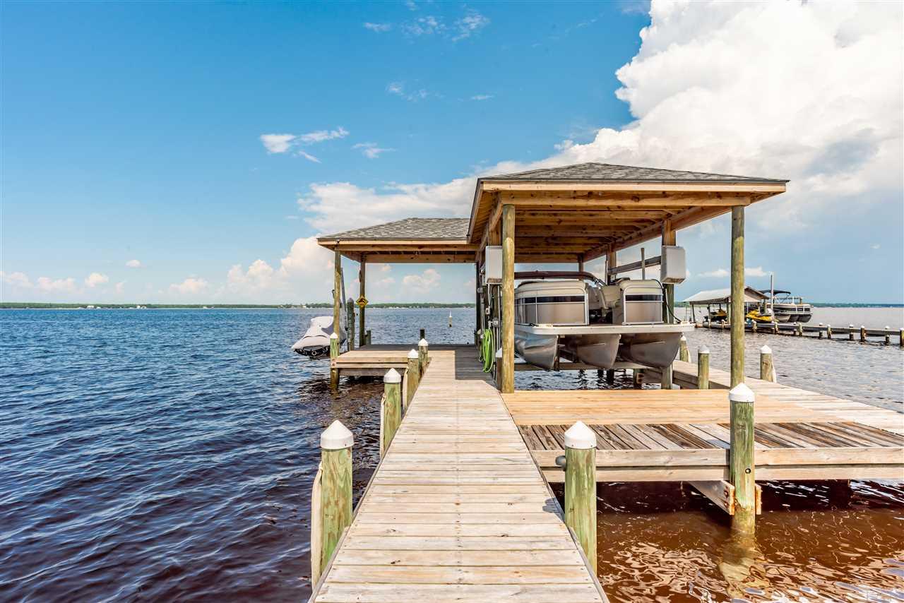 5446 North Shore Road Pensacola, FL 32507 - Photo 35 of 50 Boathouse new cover and lighting!