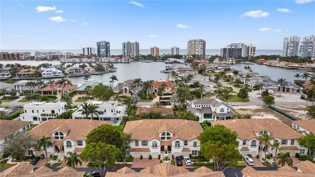 an aerial view of a city with lots of residential buildings