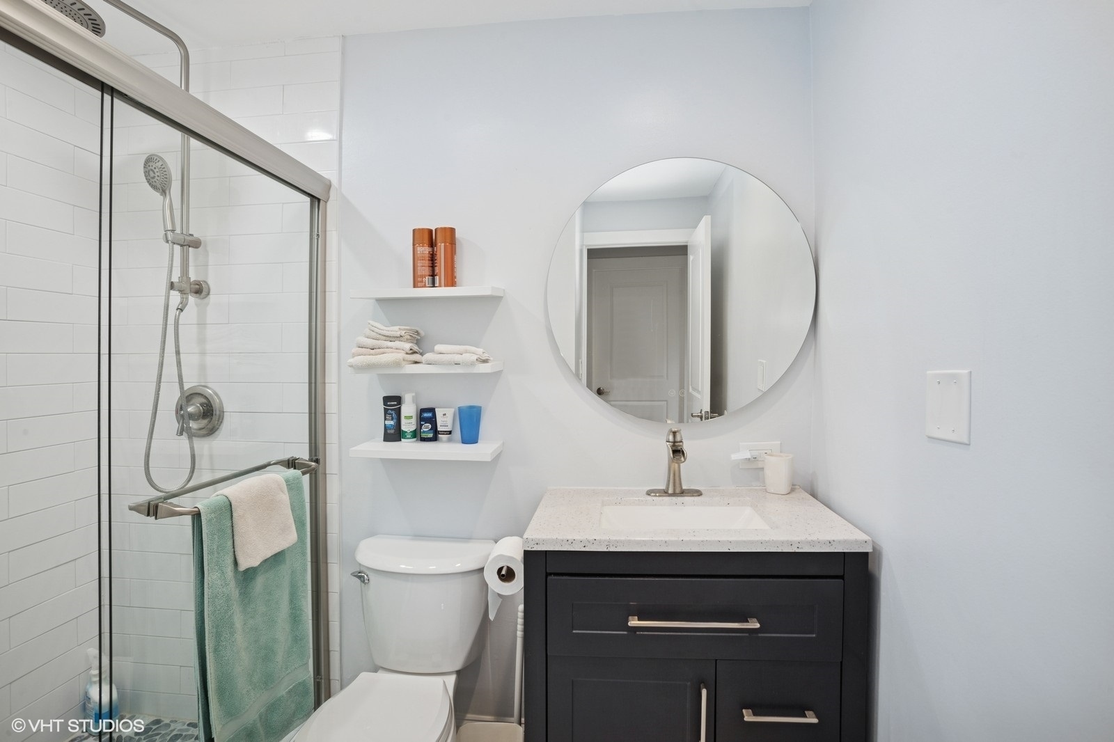 2050 Beechnut Road Northbrook, IL 60062 - Photo 12 of 18 a bathroom with a sink toilet and shower