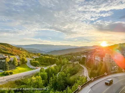 a view of city and ocean