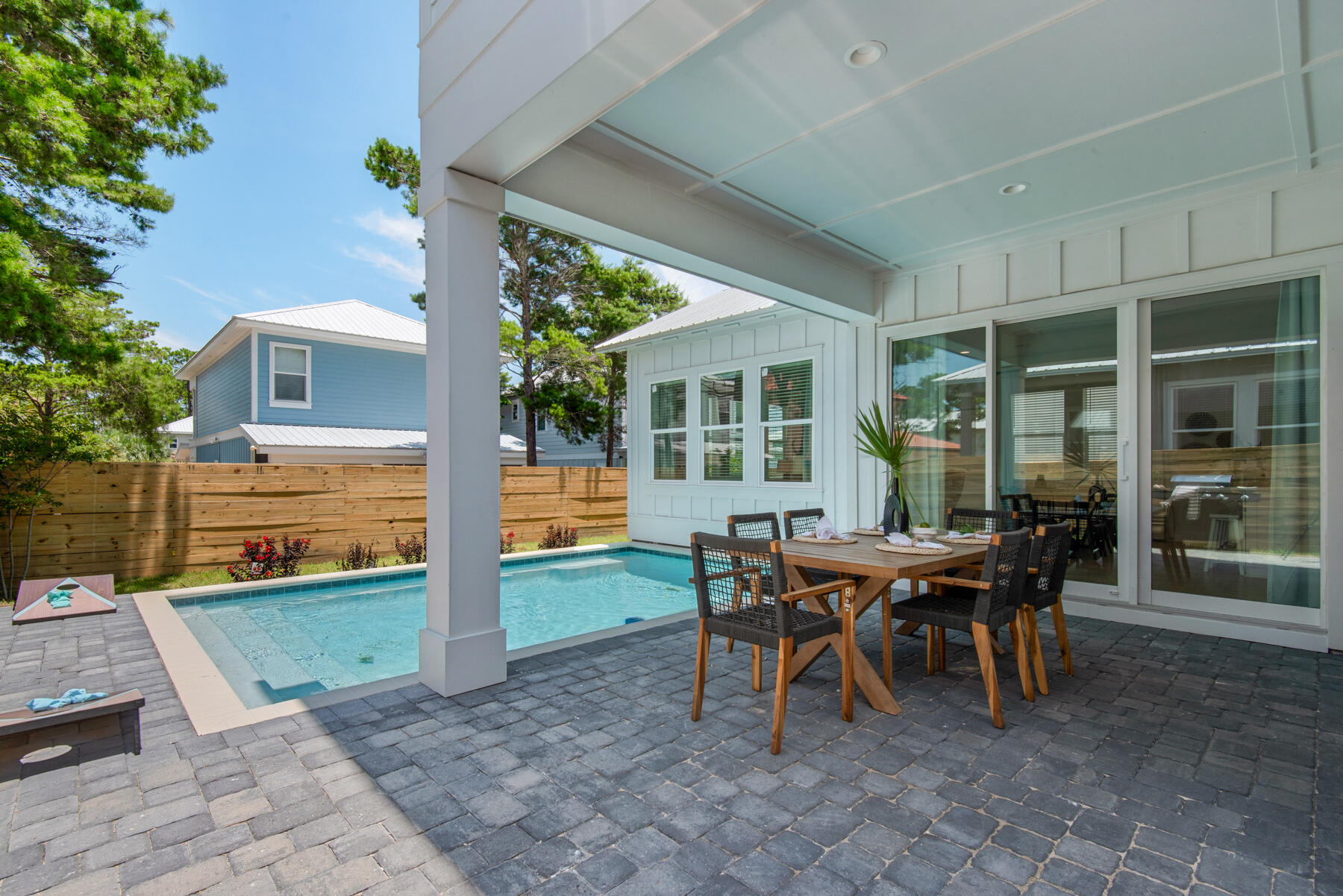 22 Ruth Street Miramar Beach, FL 32550 - Photo 12 of 66 a view of a house with backyard sitting area and garden