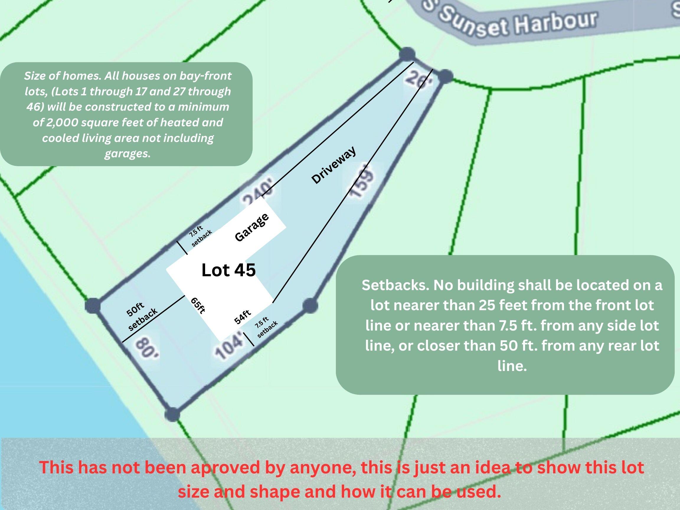 Lot 45 South Sunset Harbour Freeport, FL 32439 - Photo 16 of 17 a sign on the side of a building
